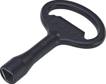 Dreikantschlüssel schwarz 8mm